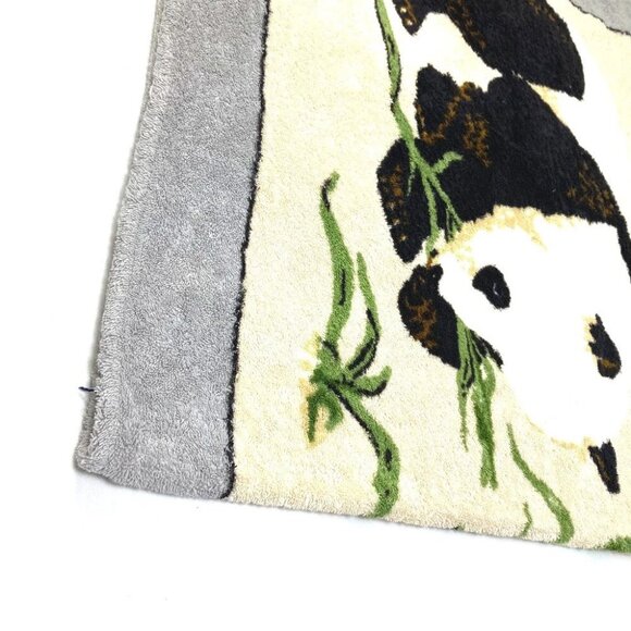 HERMES Panda Beach towel bath towel cotton gray - Picture 3 of 10